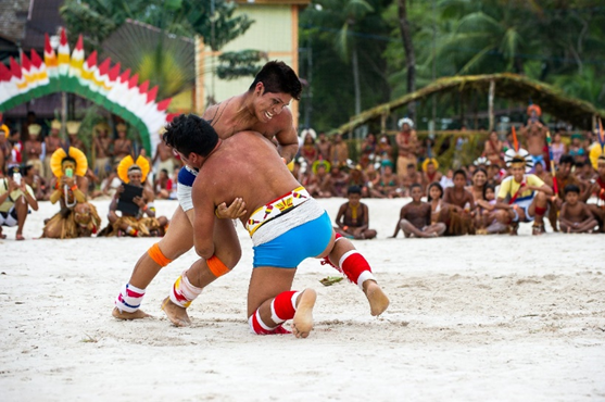 Exposição dos Jogos Indígenas Pataxó